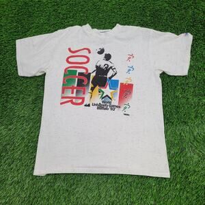 Vintage 1993 World University Games Buffalo Shirt L 21x26 Soccer